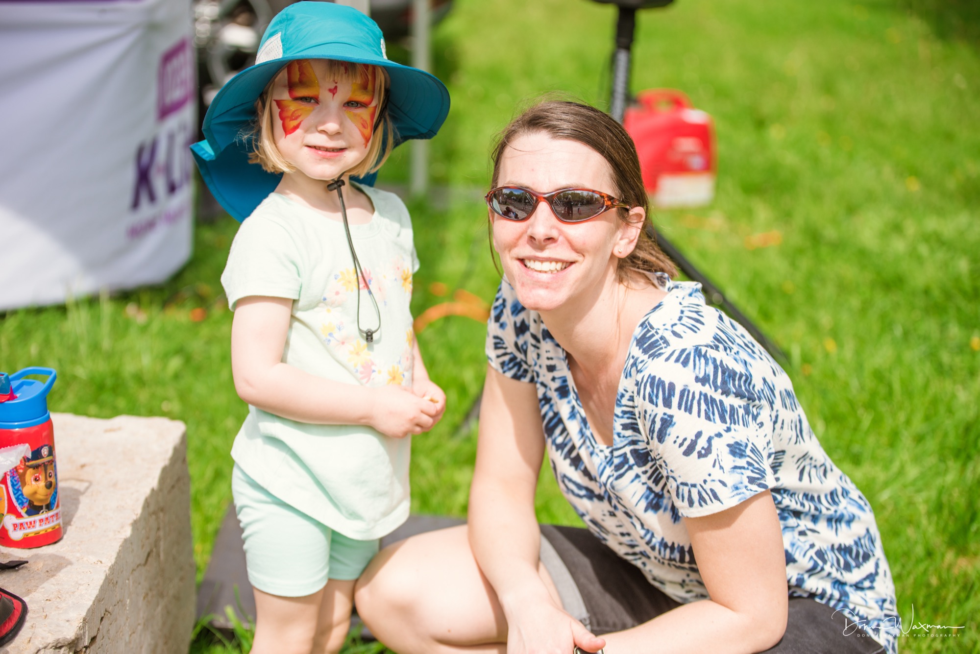 sneaks_Shalom2-4630 copy Smiling woman with young girl smiling with face-painted